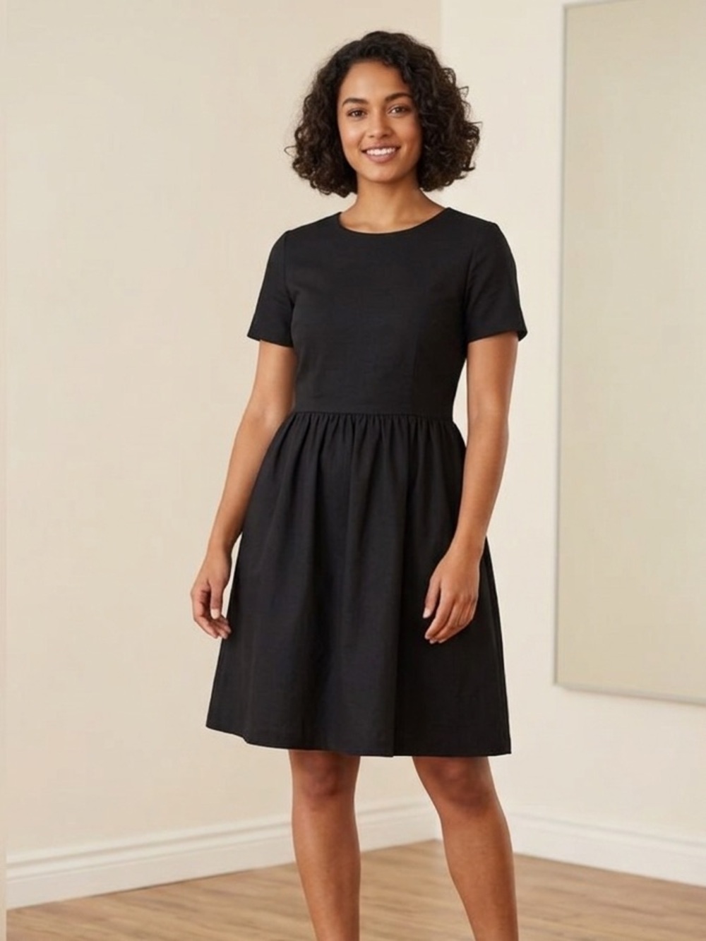 Handmade Vintage Black Dress
